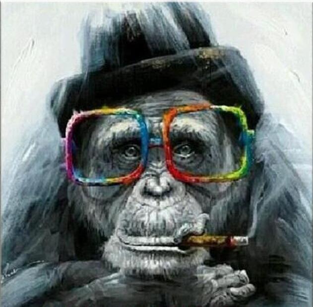 631x619 Modern Gorilla Painting - Gorilla Painting