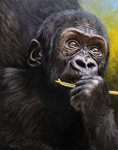 236x299 Gorilla Painting - Gorilla Painting