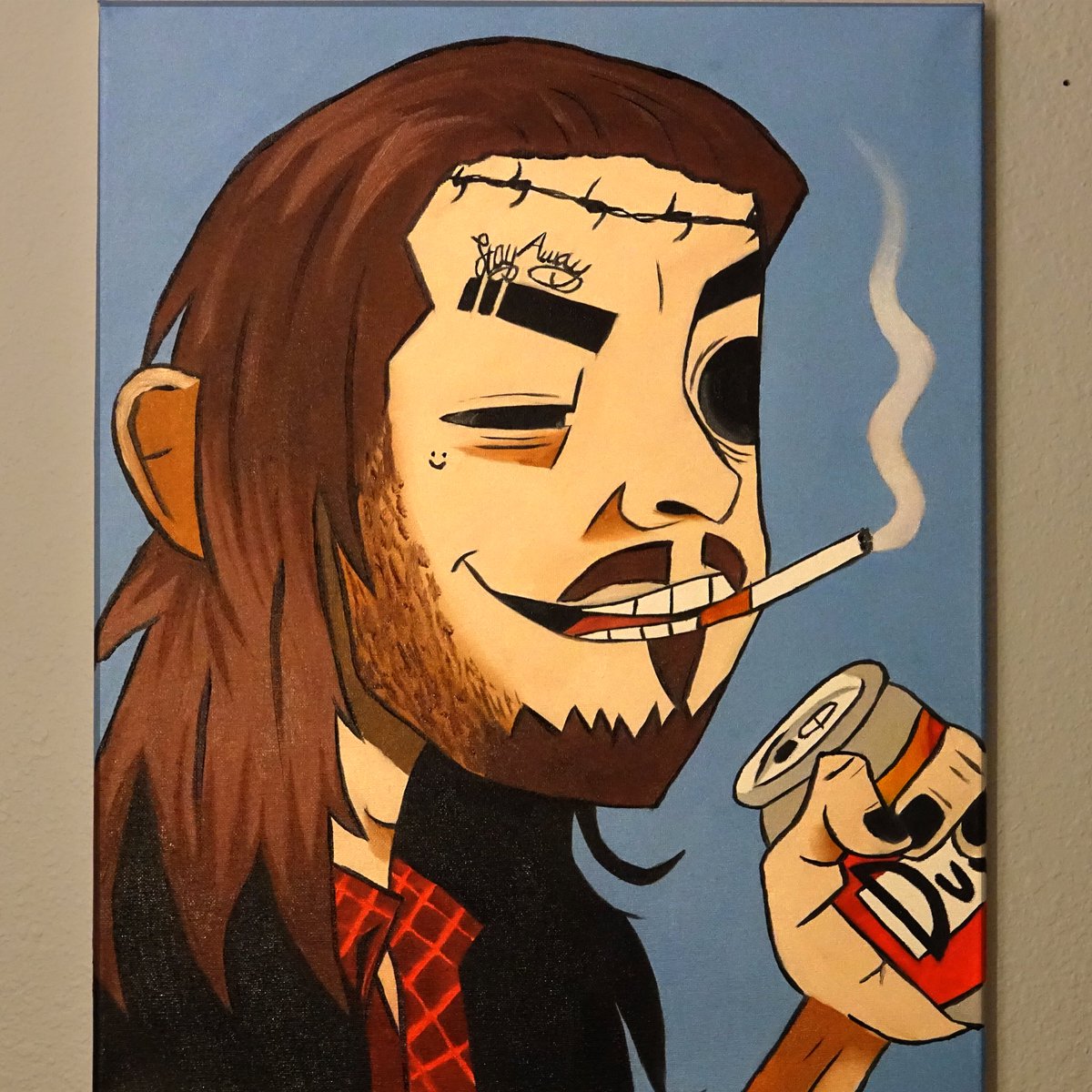 1200x1200 Maha Sattva On Twitter Look - Gorillaz Painting
