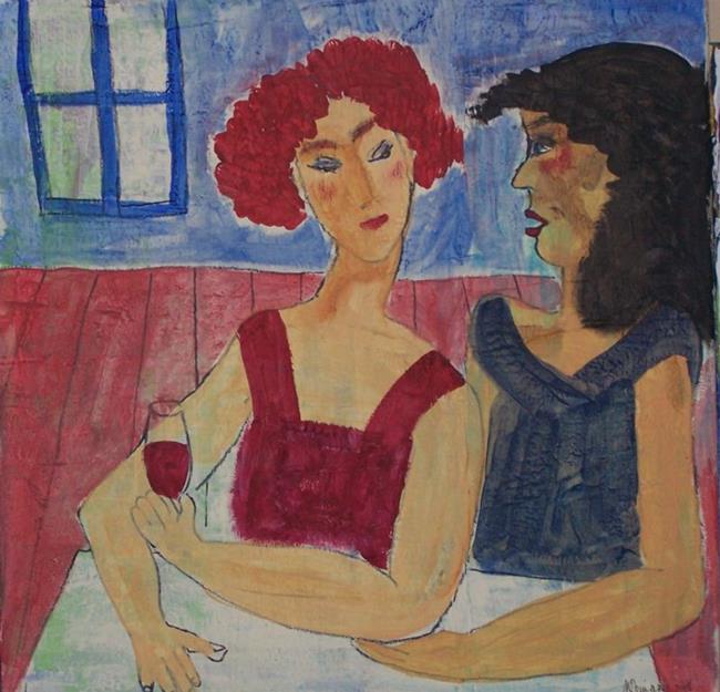 650x625 Gossip Girls Original Painting - Gossip Girl Painting