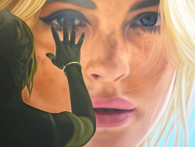 809x607 Art Takes Center Stage - Gossip Girl Painting