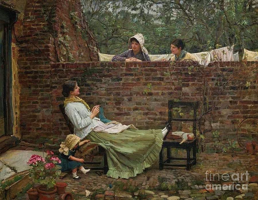 900x696 Gossip Painting By Motionage Designs - Gossip Painting