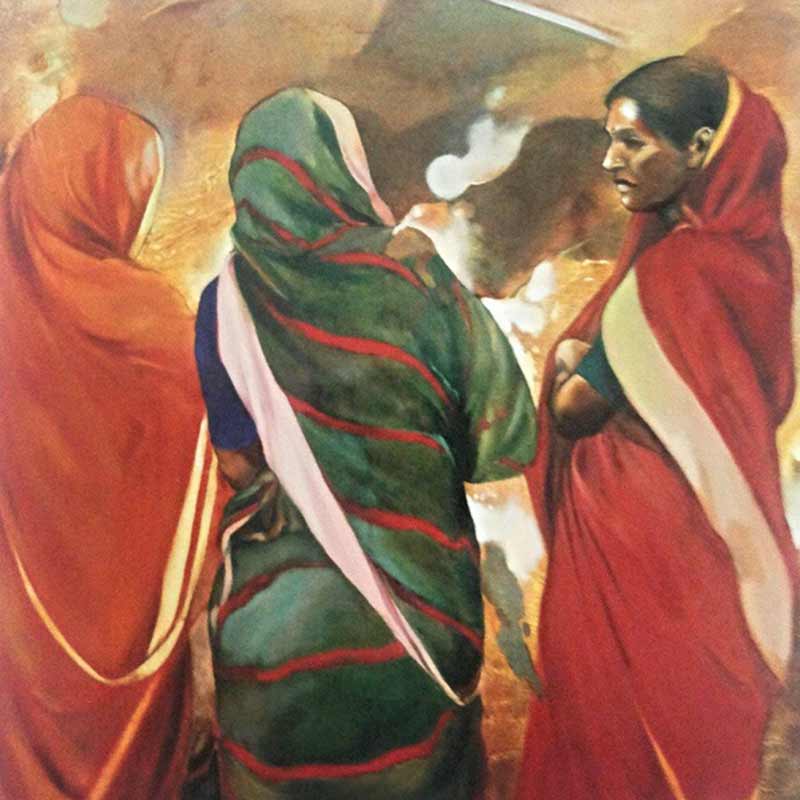 800x800 Gossip Buy Original Gossip Painting For Best Price In The World - Gossip Painting