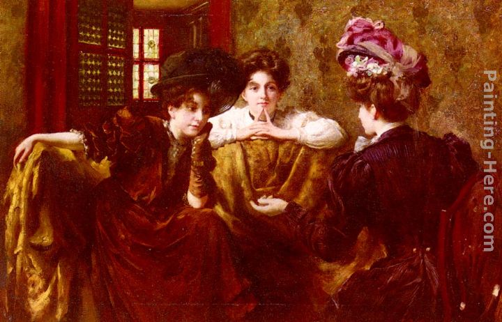 720x462 Thomas Benjamin Kennington No! Gossip Painting Anysize 50% Off - Gossip Painting