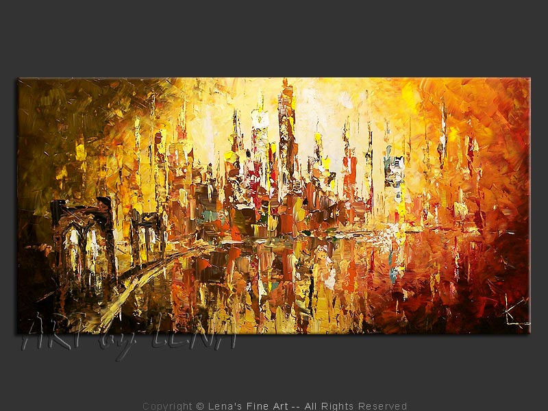 800x600 Gotham Sunset Art By Lena - Gotham City Painting