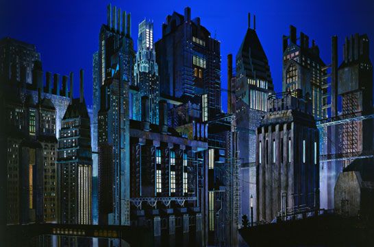 546x360 Pin Ni Matt B Sa Gotham - Gotham City Painting