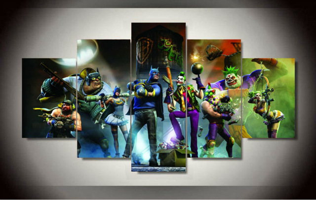 640x406 Wall Decor Gotham City Impostorsr Group Print Painting Wall Art - Gotham City Painting