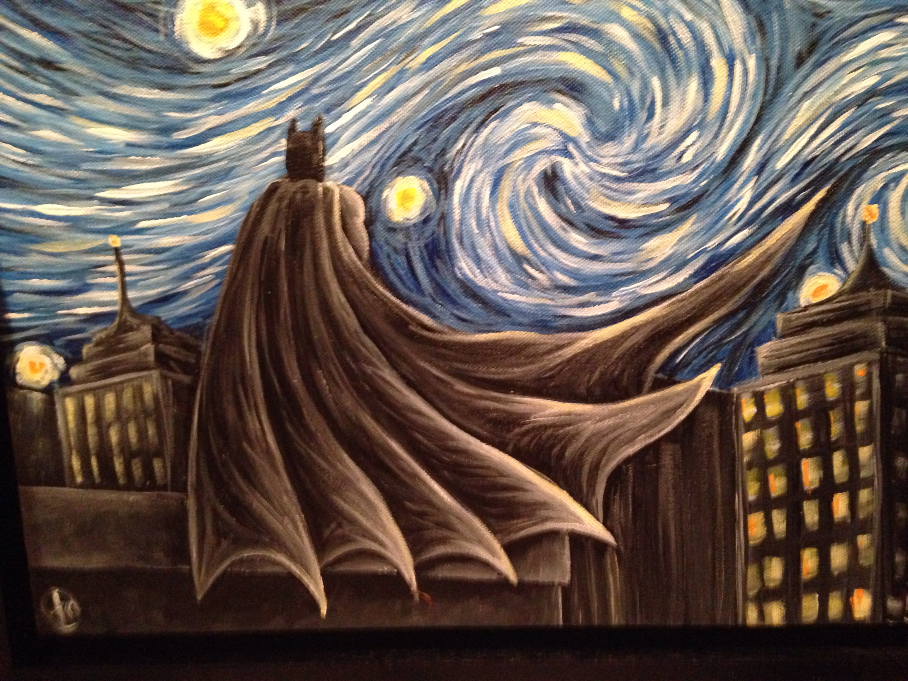 3000x2250 Gotham City Tamarapaints - Gotham City Painting