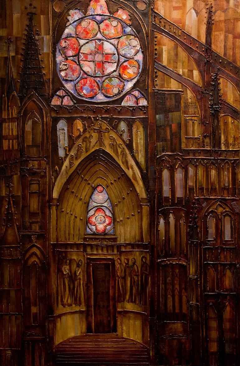 Gothic Art Painting at PaintingValley.com | Explore collection of ...