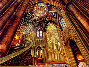 300x225 Gothic Cathedral Paintings - Gothic Cathedral Painting