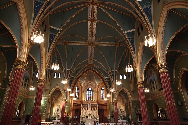 600x400 Modern Medievalism The Splendor Of The Painted Church - Gothic Cathedral Painting