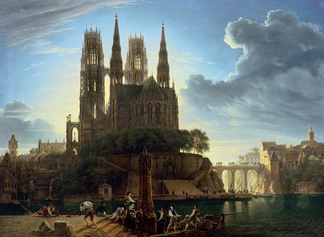 470x344 Akg Images - Gothic Cathedral Painting