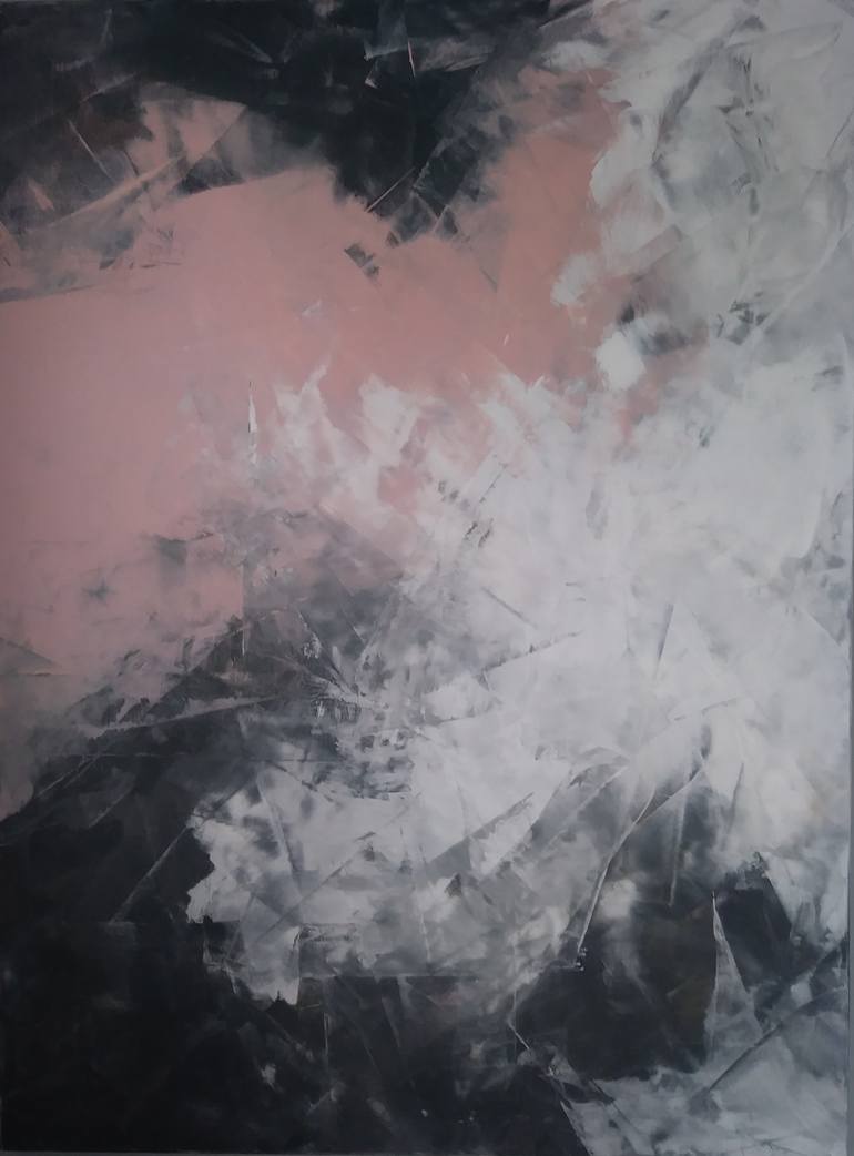 770x1042 Saatchi Art Pink Original Abstract Art By Kris Gould Painting - Gould Painting