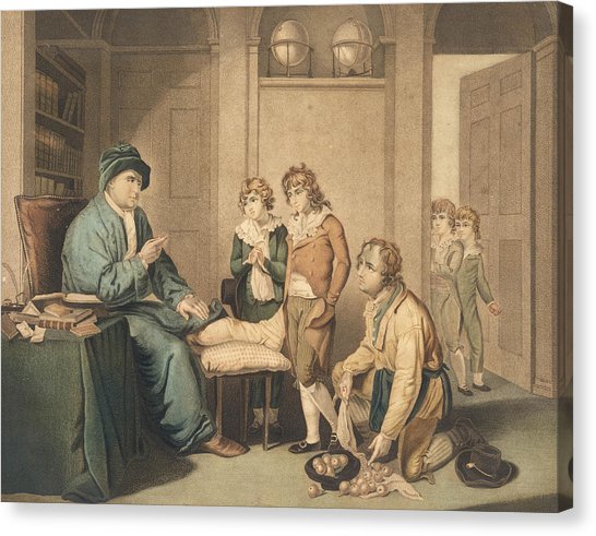 546x491 The Gout Canvas Prints Fine Art America - Gout Painting