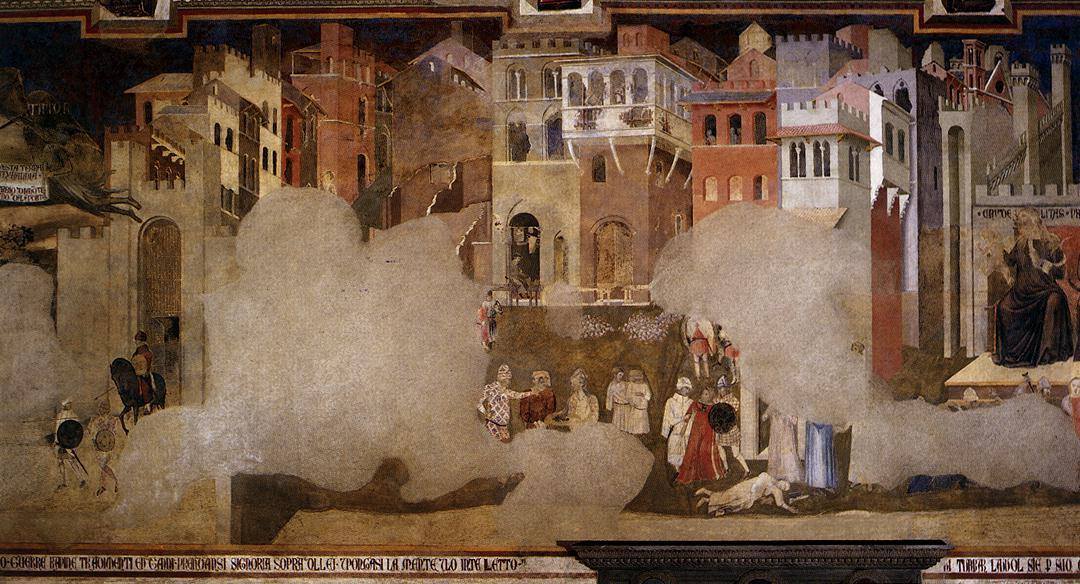 1080x584 Lorenzetti's Allegory Of Good And Bad Government A Revolutionary - Government Painting