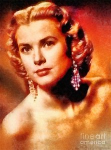 222x300 Grace Kelly Paintings Fine Art America - Grace Kelly Painting