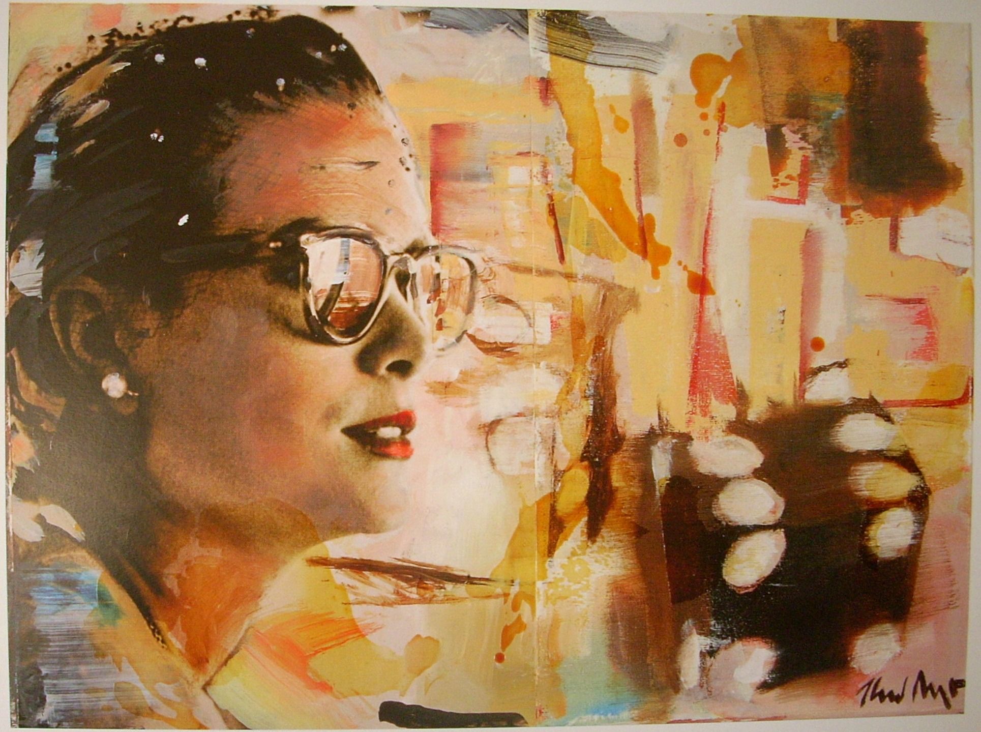 1929x1439 Grace Kelly By Heiner Meyer Amazing - Grace Kelly Painting