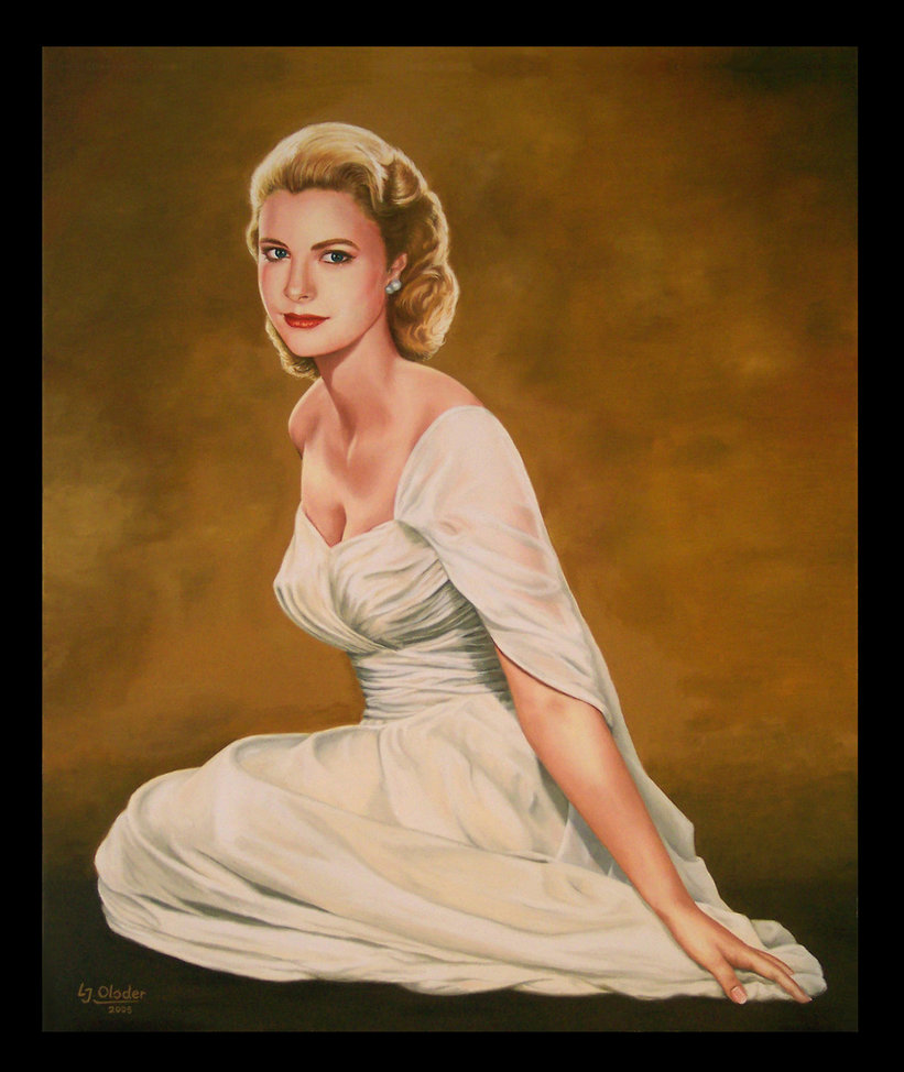 821x974 Grace Kelly By Olsderart - Grace Kelly Painting