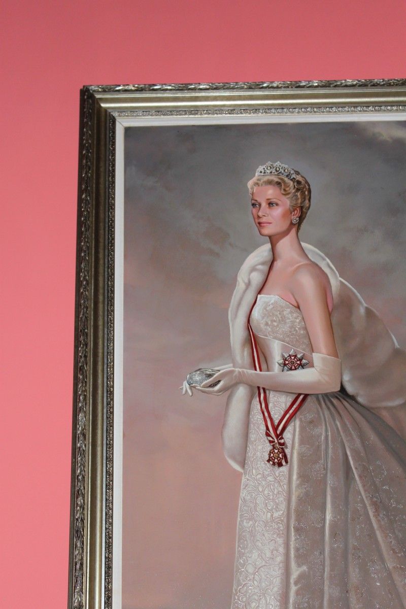 800x1200 Grace Kelly Painting By The Artist Ralph Cowan Random Stuff - Grace Kelly Painting