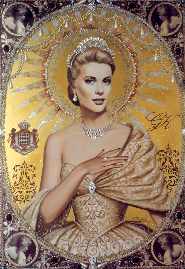 650x945 Magnet Grace Kelly - Grace Kelly Painting