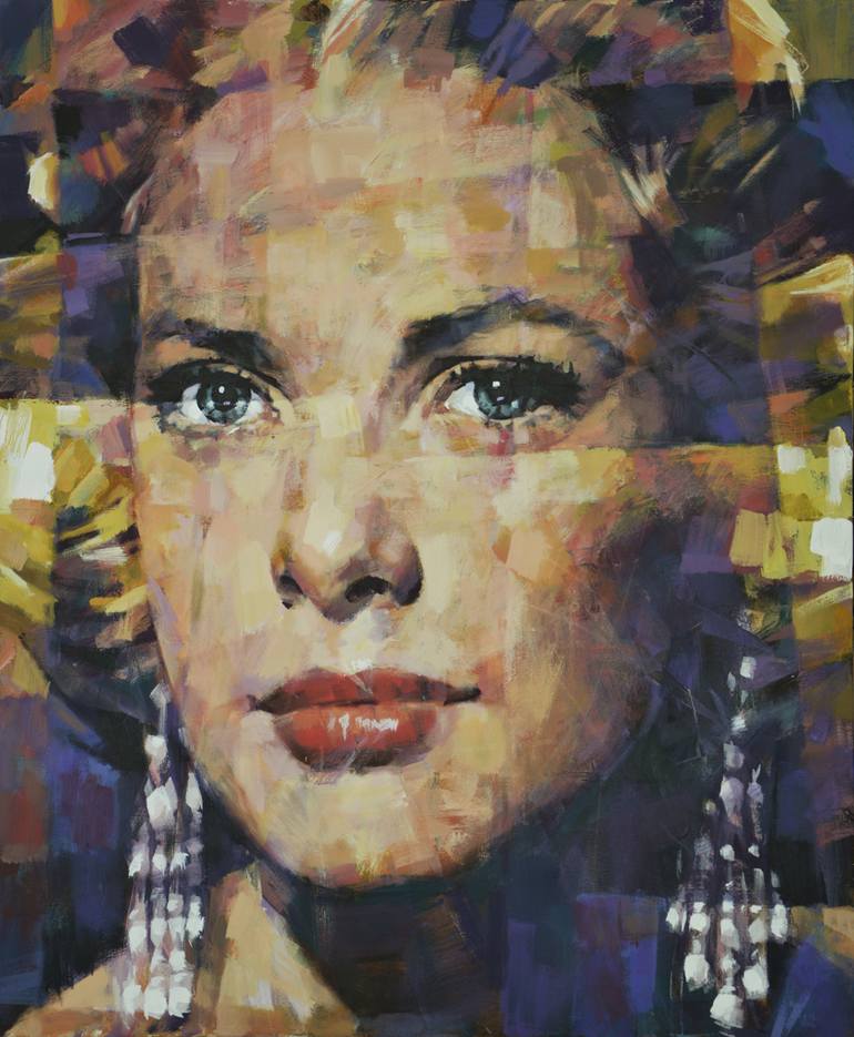 770x935 Saatchi Art Grace Kelly Painting By Alexander Ilichev - Grace Kelly Painting