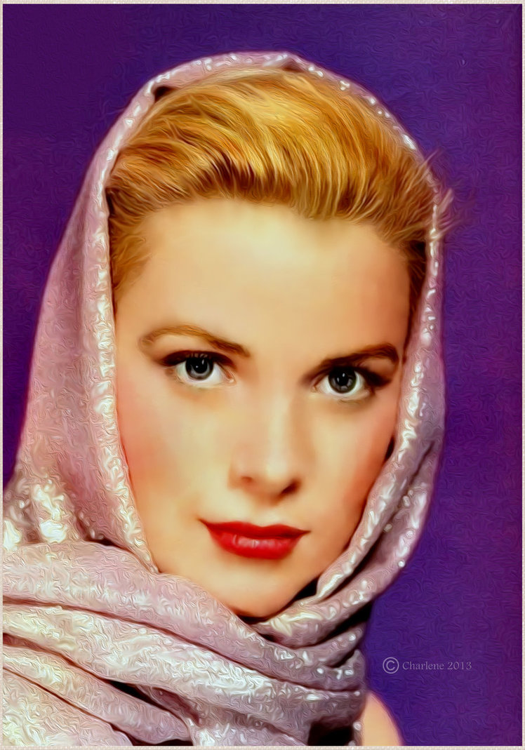 748x1069 Grace Kelly(Digital Painting) By Chamirra - Grace Kelly Painting