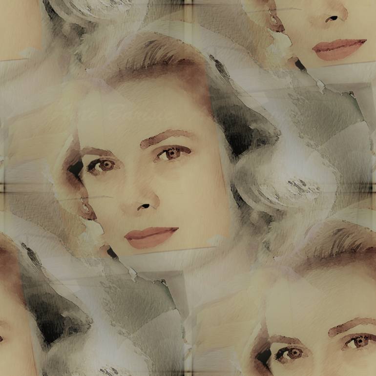 770x770 Saatchi Art Grace Kelly Painting By Ante Barisic - Grace Kelly Painting