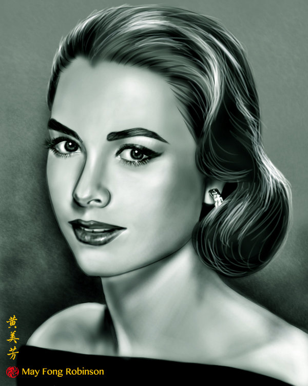 Grace Kelly Painting at PaintingValley.com | Explore collection of ...