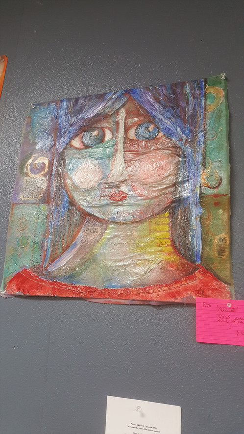 498x885 Grace Painting 16 Height X 20length From Puerto Rico Artist - Grace Painting