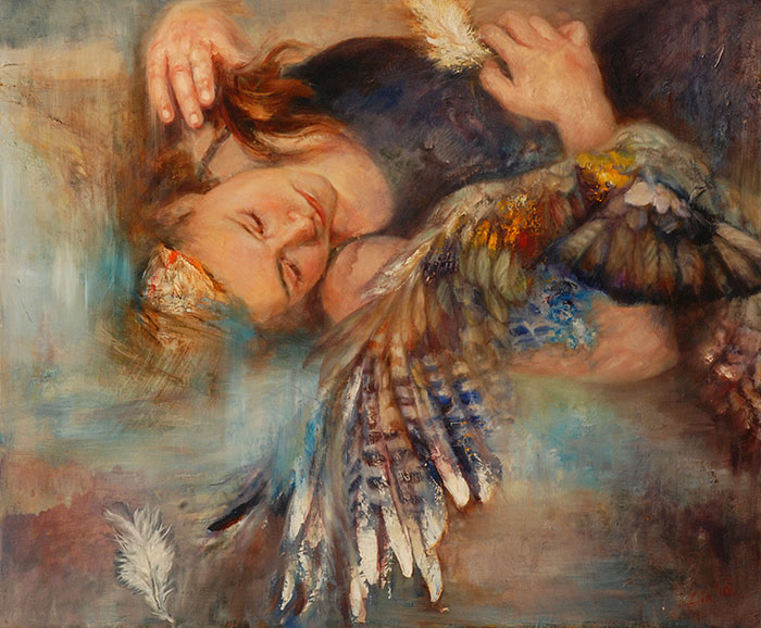 700x578 Original Oil Paintings Grace Lin Art - Grace Painting