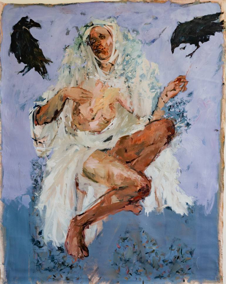 770x966 Saatchi Art Full Of Grace Painting By Luca - Grace Painting