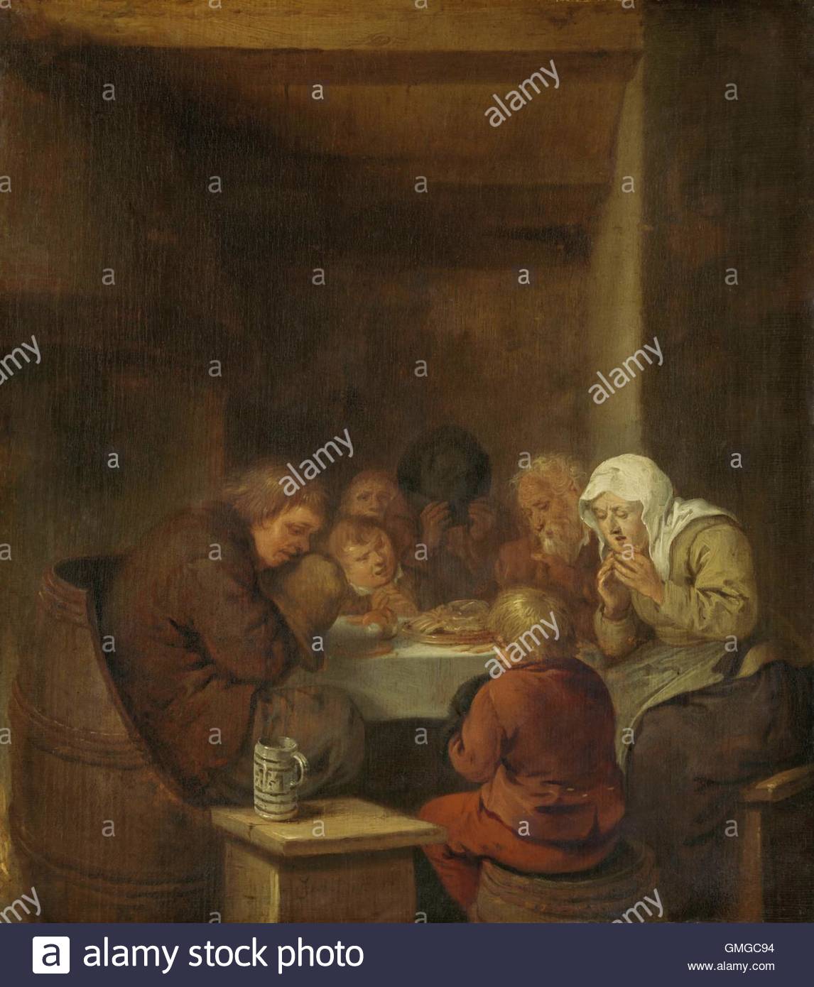 1146x1390 Saying Grace, By Jan Miense Molenaer, 1640 68, Dutch Painting, Oil - Grace Painting