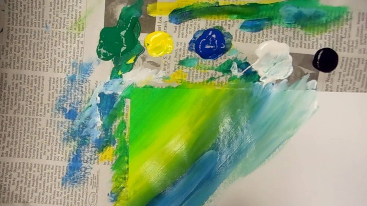 1280x720 Painting With Kids How To Create A Color Gradation (Blending - Gradation Painting