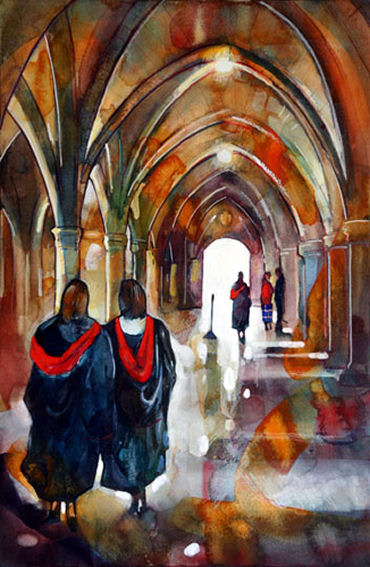 370x567 Graduation Day - Graduation Painting