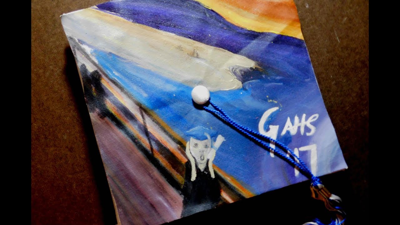 1280x720 Painting My Graduation Cap Time Lapse - Graduation Painting