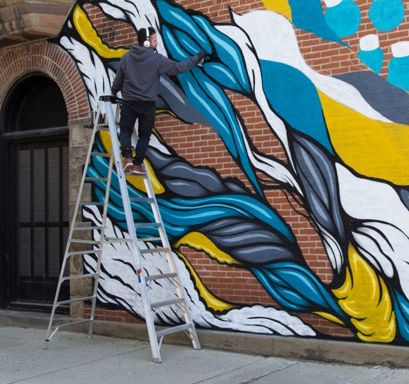 592x555 Get To Know Graffiti Artist J.c. Rivera - Graffiti Art Painting