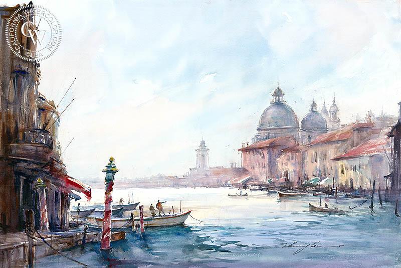 800x534 Grand Canal, Venice, A Watercolor Painting By Shuang Li - Grand Canal Venice Painting