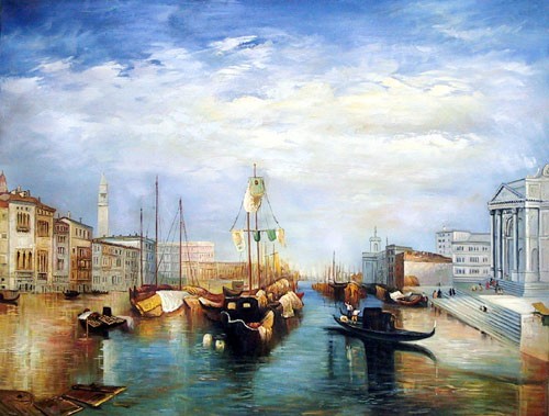 500x379 The Grand Canal Venice By Joseph Mallord William Turner - Grand Canal Venice Painting
