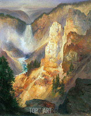 313x400 Grand Canyon Of The Yellowstone Thomas Moran Painting - Grand Canyon Of The Yellowstone Painting
