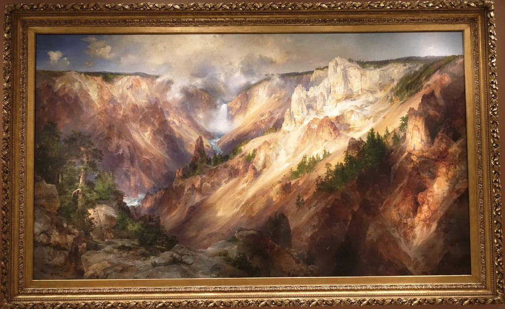 1024x627 The Grand Canyon Of The Yellowstone (1893 1901) By - Grand Canyon Of The Yellowstone Painting