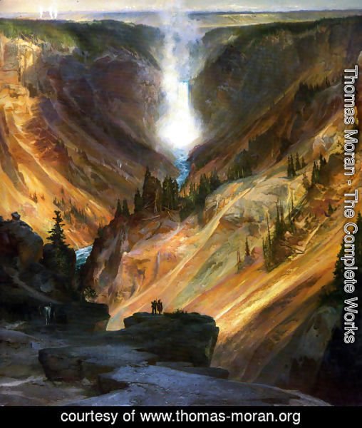 508x600 Thomas Moran - Grand Canyon Of The Yellowstone Painting