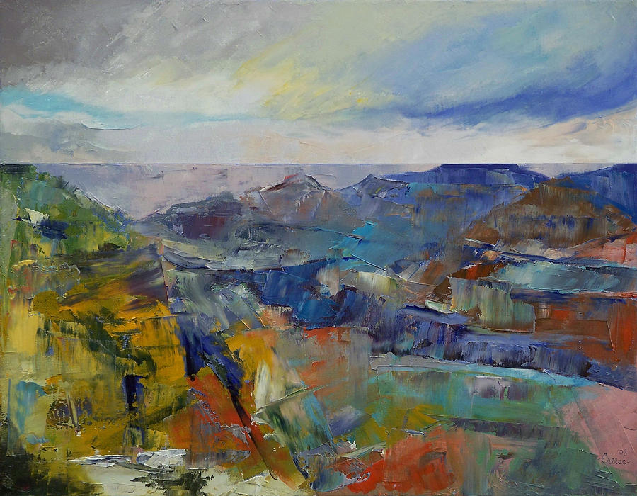 900x700 Grand Canyon Painting By Michael Creese - Grand Canyon Oil Painting