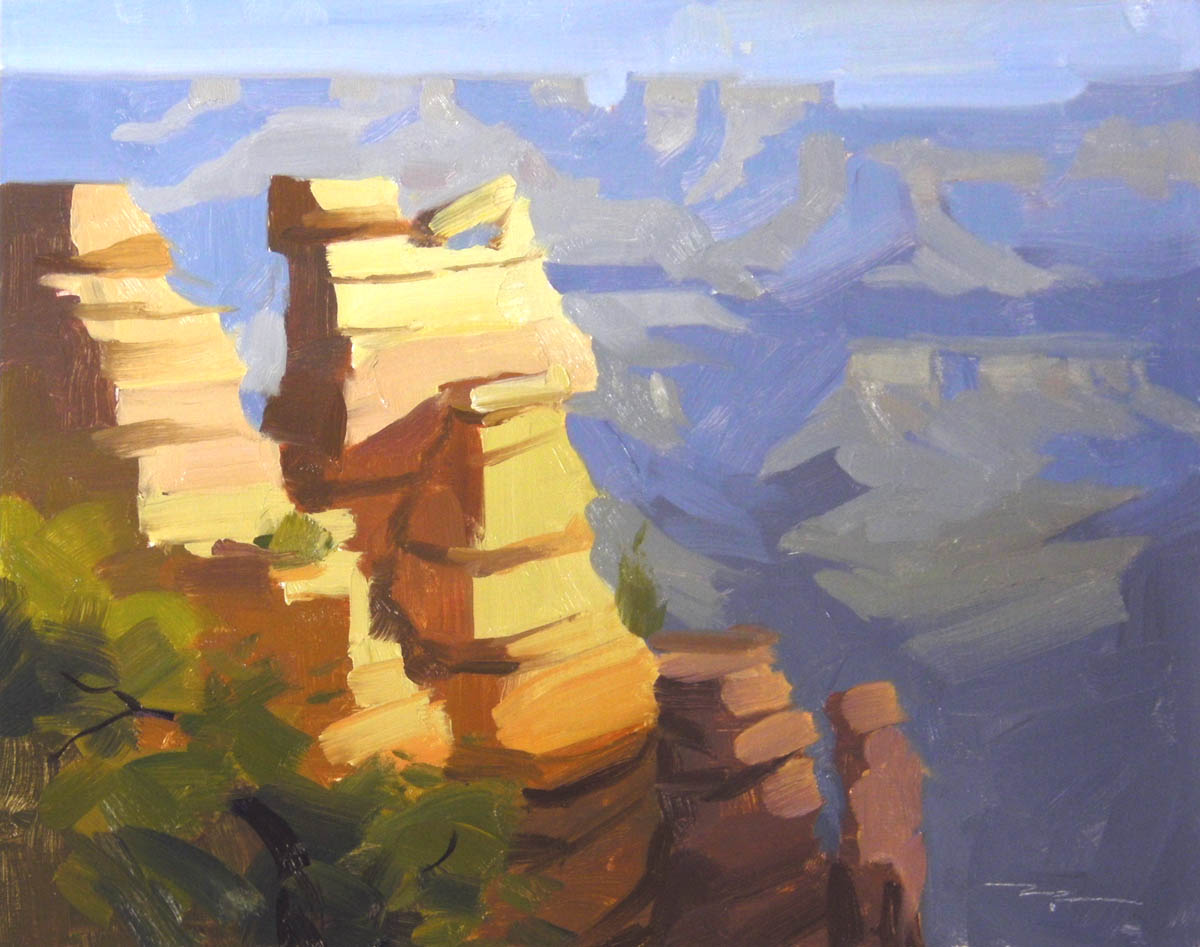1200x947 Online Painting Workshop 9 - Grand Canyon Oil Painting