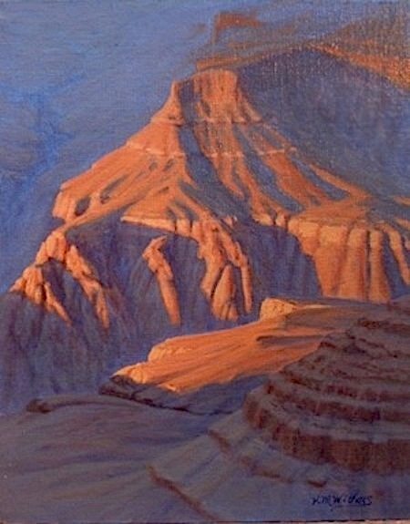 450x575 Painting Space' - Grand Canyon Oil Painting