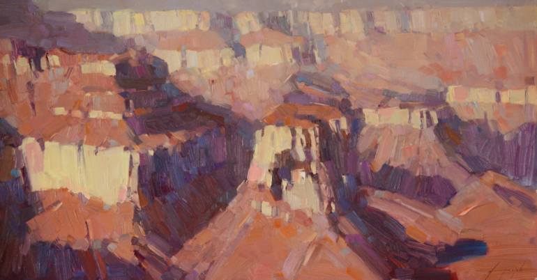 770x402 Saatchi Art Grand Canyon Landscape Oil Painting On Canvas Large - Grand Canyon Oil Painting