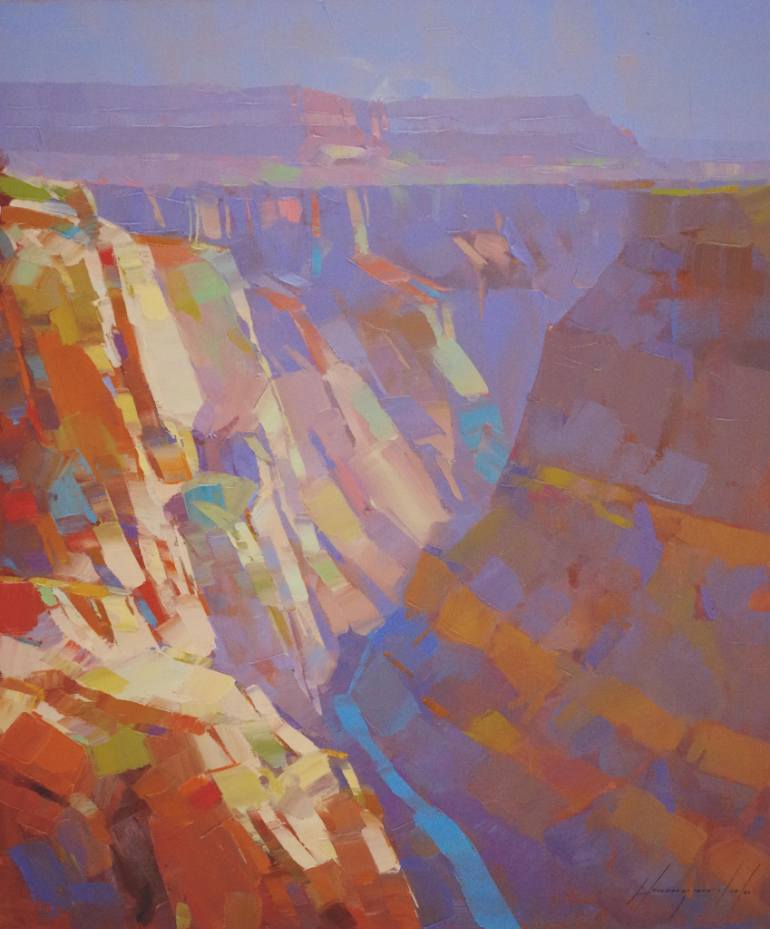 770x929 Saatchi Art Grand Canyon Arizona Original Oil Painting On Canvas - Grand Canyon Oil Painting
