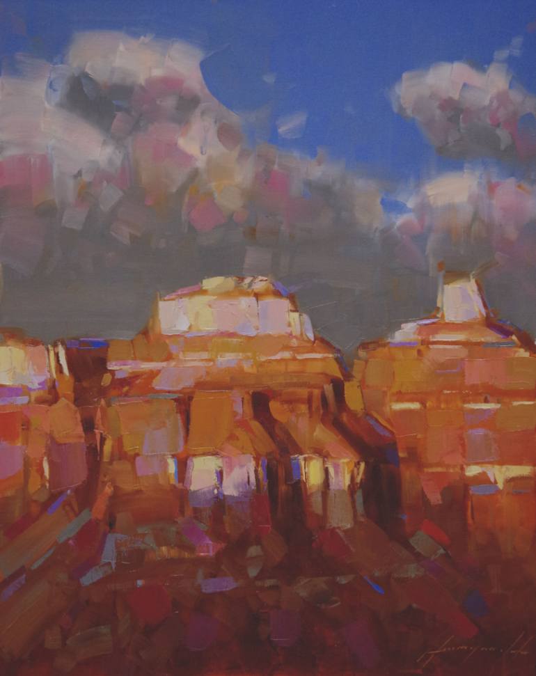 770x971 Saatchi Art Grand Canyon Oil Painting On Canvas Handmade Artwork - Grand Canyon Oil Painting