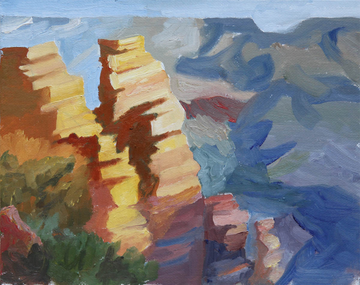 1200x950 Online Painting Workshop 9 - Grand Canyon Painting