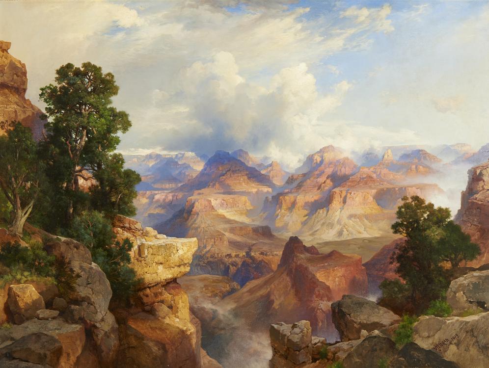 996x750 The Grand Canyon Thomas Moran - Grand Canyon Painting