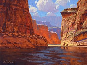 300x225 Canyon Colors Painting By Cody Delong - Grand Canyon Painting